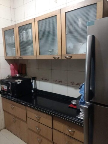Kitchen in 3 BHK Apartment at Trishul Symphony, Kharghar – for Rent