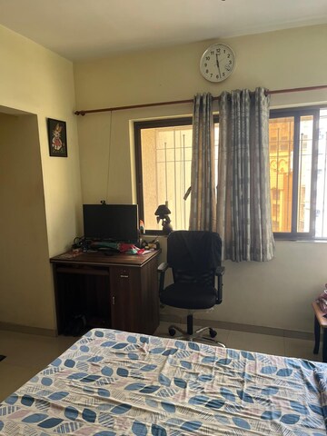 Bedroom in 1 BHK Apartment at Aakruti Aangan, Ghodbunder Road – for Rent