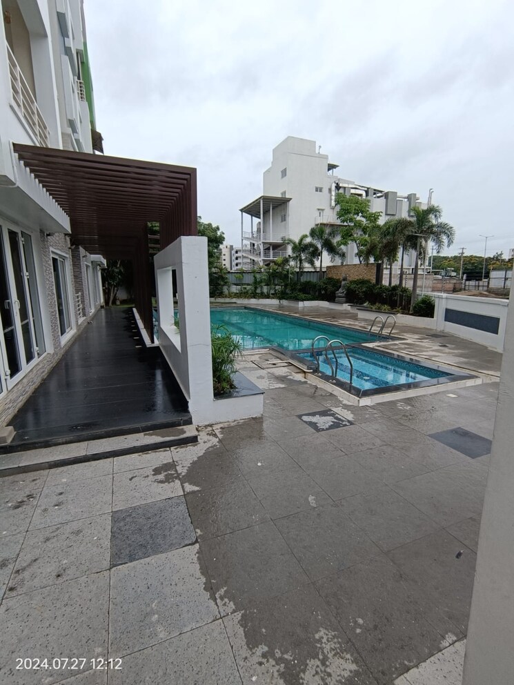 Swimming Pool, ten-madhapur 2 Bedroom 900 Sq.Ft. Apartment In Madhapur Hyderabad 7888555
