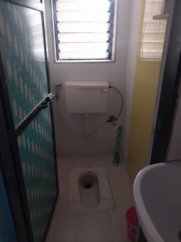 Bathroom in 2 BHK Apartment at Manaki Kshitij CHS, Virar West – for Sale