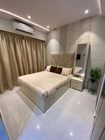 Master Bedroom in 1 BHK Apartment at Blue Ozone Residency, Dahisar – for Sale