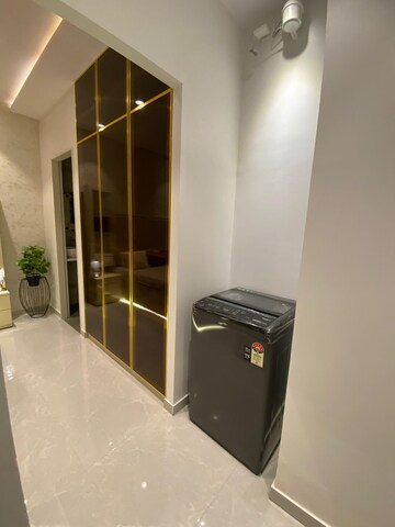 Living Room in 1 BHK Apartment at Blue Ozone Residency, Dahisar – for Sale