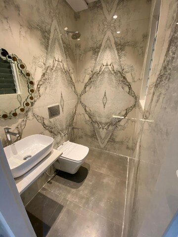Bathroom in 1 BHK Apartment at Blue Ozone Residency, Dahisar – for Sale