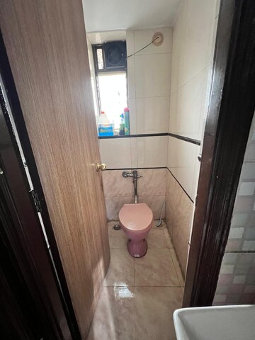Bathroom in 1 BHK Apartment at Om Sai CHS Chembur, Chembur – for Rent