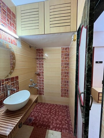 Attached Bathroom in 2 BHK Apartment at Tilak Nagar Building, Tilak Nagar – for Rent