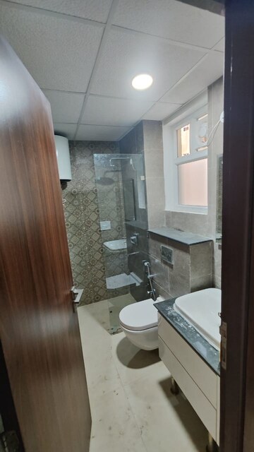 Bathroom in 3 BHK Apartment at Maya Green Lotus Saksham, International Airport Road – for Rent