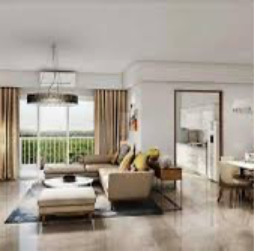 Living Room in 2 BHK Apartment at Emaar Digi Homes, Sector 63 – for Sale