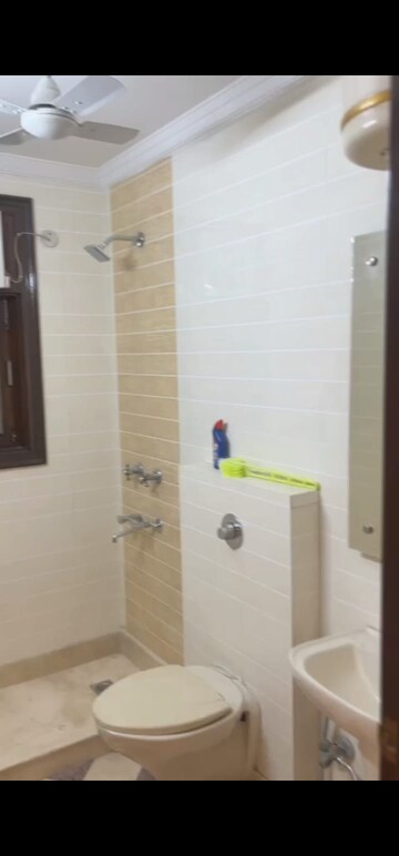 Bathroom in 3 BHK Builder Floor at East Of Kailash – for Sale