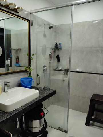Bathroom in 2 BHK Apartment at Ariisto Sapphire, Santacruz West – for Rent