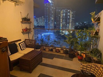 Balcony in 2.5 BHK Apartment at Amanora Aspire Towerss, Hadapsar – for Sale