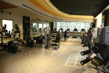 Gym in 3.5 BHK Apartment at ABA Cleo County, Sector 121 – for Rent