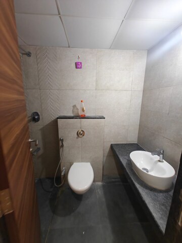 Bathroom in 2 BHK Apartment at K Raheja Reserve, Mohammadwadi – for Rent