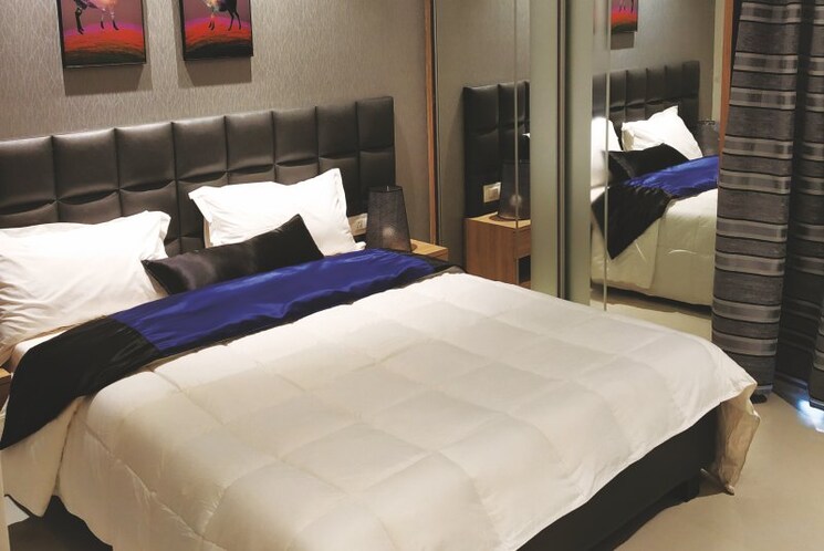 Bedroom, rosa-manhattan 2 Bedroom 736 Sq.Ft. Apartment In Ghodbunder Road Thane 7888809