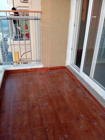 Balcony in 3 BHK Apartment at Rishita Manhattan, Gomti Nagar – for Rent
