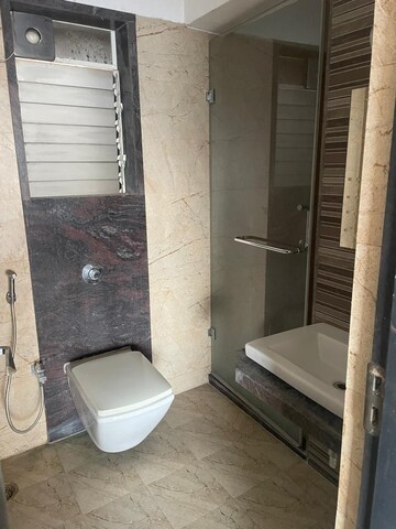 Bathroom in 2 BHK Apartment at Regency Heights, Ghodbunder Road – for Rent