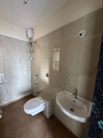 Bathroom in 1 BHK Apartment at Raunak City, Kalyan West – for Rent