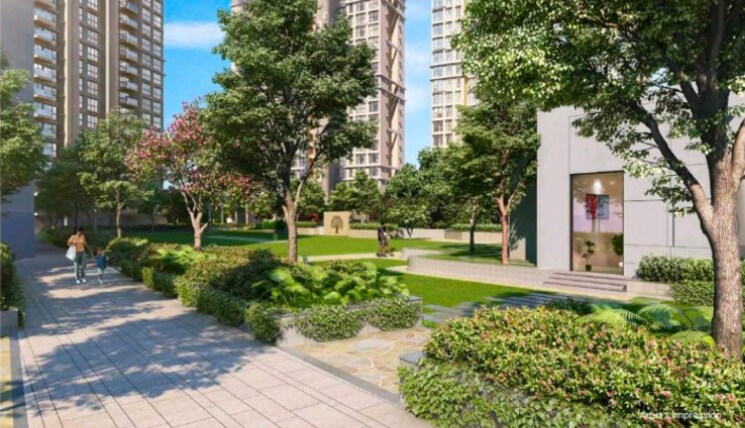 Garden, runwal-bliss 3 Bedroom 865 Sq.Ft. Apartment In Kanjurmarg East Mumbai 7888883