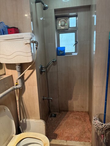 Bathroom in 2 BHK Apartment at Foreshore Apartment, Juhu – for Rent