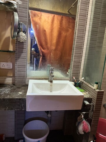 Bathroom in 2 BHK Apartment at Foreshore Apartment, Juhu – for Rent