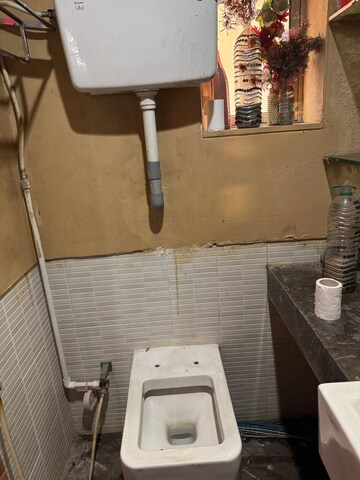 Bathroom in 2 BHK Apartment at Foreshore Apartment, Juhu – for Rent