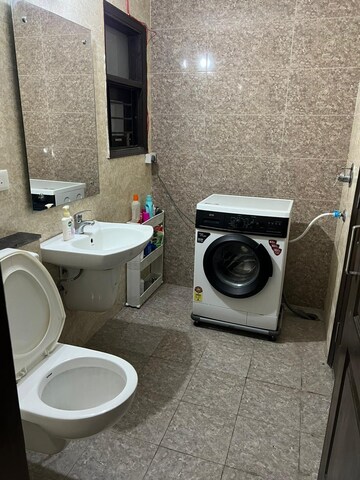 Bathroom in 4 BHK Builder Floor at Omaxe New Chandigarh, North Mullanpur – for Rent