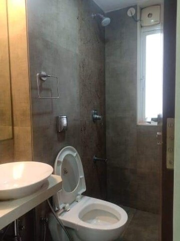 Bathroom in 2 BHK Apartment at JP Unity Tower, Lower Parel – for Rent