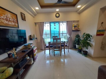 Living Room in 1 BHK Apartment at Raunak Heights, Ghodbunder Road – for Rent