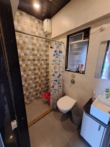 Master Bedroom in 1 BHK Apartment at Raunak Heights, Ghodbunder Road – for Rent