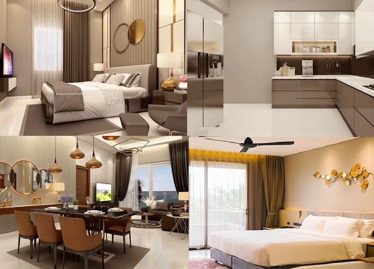 Master Bedroom, ramky-one-odyssey 3 Bedroom 1915 Sq.Ft. Apartment In Narsingi Hyderabad 7889260