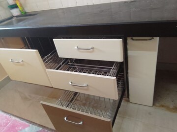 Kitchen in 1.5 BHK Apartment at National Avenue, Kandivali East – for Rent