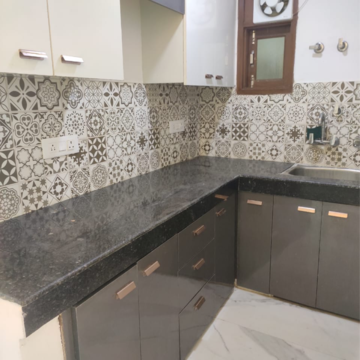 Kitchen in 2 BHK Builder Floor at Malviya Nagar – for Rent