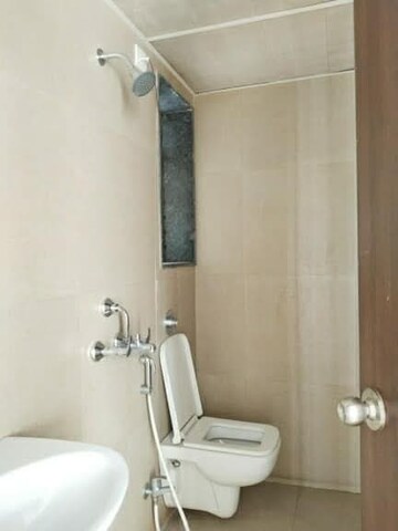Bathroom in 1 BHK Apartment at Runwal My City, Dombivli East – for Rent