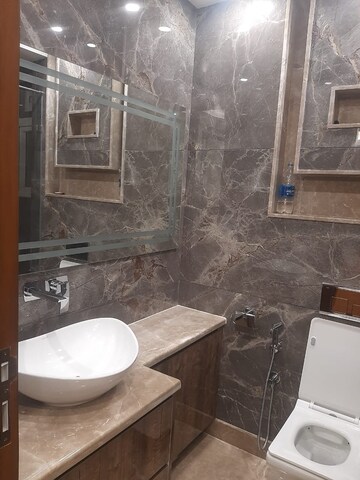 Bathroom in 3 BHK Builder Floor at Lajpat Nagar – for Sale