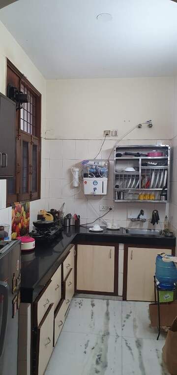 Kitchen in 2 BHK Builder Floor at Unitech South City 1, Sector 41 – for Rent