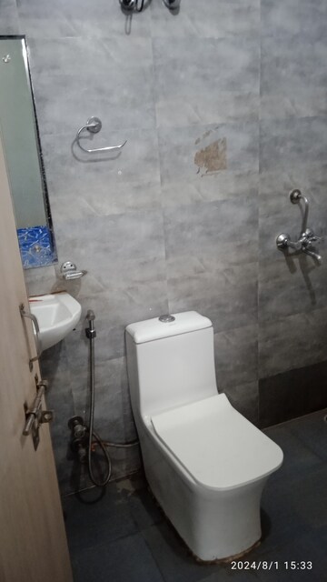 Bathroom in 1 RK Builder Floor at Vipul Square, Sushant Lok I – for Rent