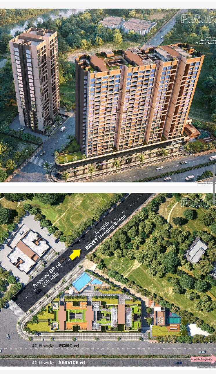 Master Plan, aishwaryam-future 3 Bedroom 997 Sq.Ft. Apartment In Punawale Pune 7889686