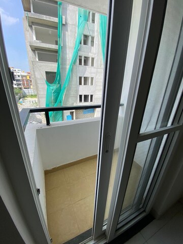 Balcony in 2.5 BHK Apartment at Thanisandra – for Rent