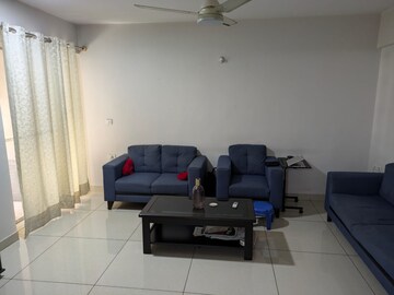 Living Room in 3 BHK Apartment at RR Signature, Thanisandra Main Road – for Rent