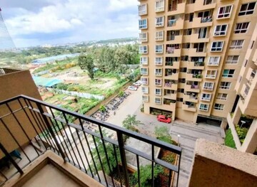 Balcony in 2 BHK Apartment at Bhartiya Nikoo Homes, Thanisandra Main Road – for Sale