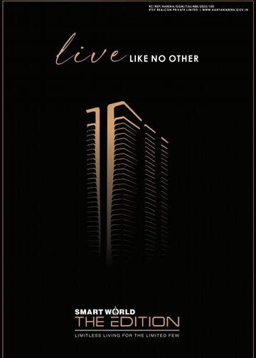 Master Bedroom in 4 BHK Apartment at Smart World The Edition, Sector 66 – for Sale