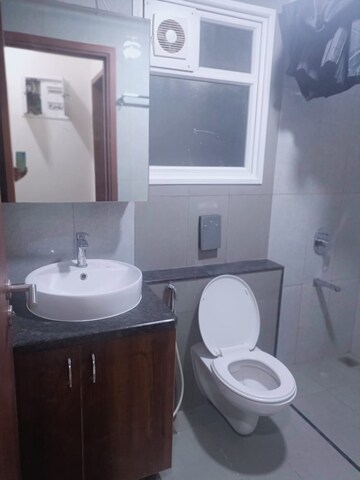 Bathroom in 2.5 BHK Apartment at LnT Raintree Boulevard, Hebbal – for Rent