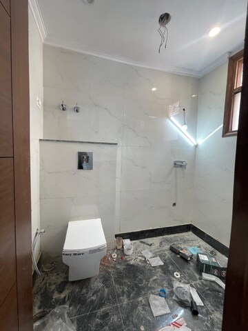 Bathroom in 2 BHK Builder Floor at Chattarpur – for Rent