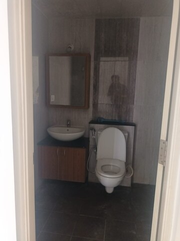 Bathroom in 2.5 BHK Apartment at Mantri Lithos, Thanisandra – for Rent