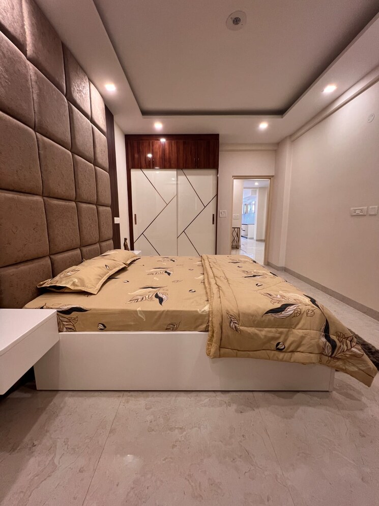 Bedroom, aura-homes 3 Bedroom 1080 Sq.Ft. Apartment In Patiala Road Zirakpur 7890164