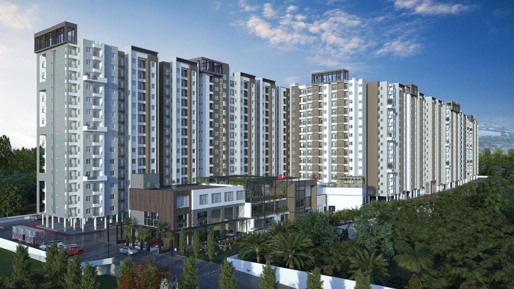 2 BHK + Pooja Room Apartment For Sale in Sowparnika Euphoria