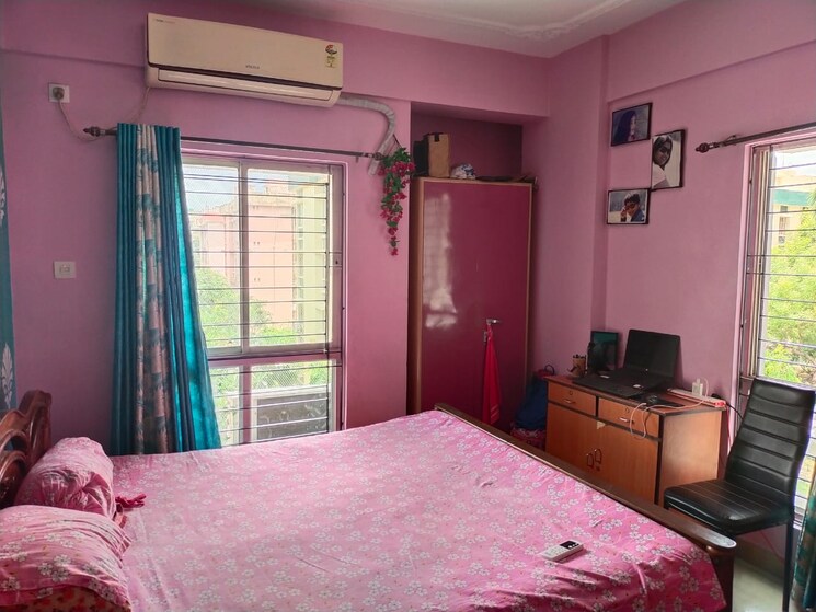 Bedroom, symphony-towers 3 Bedroom 1200 Sq.Ft. Apartment In Behala Kolkata 7890302