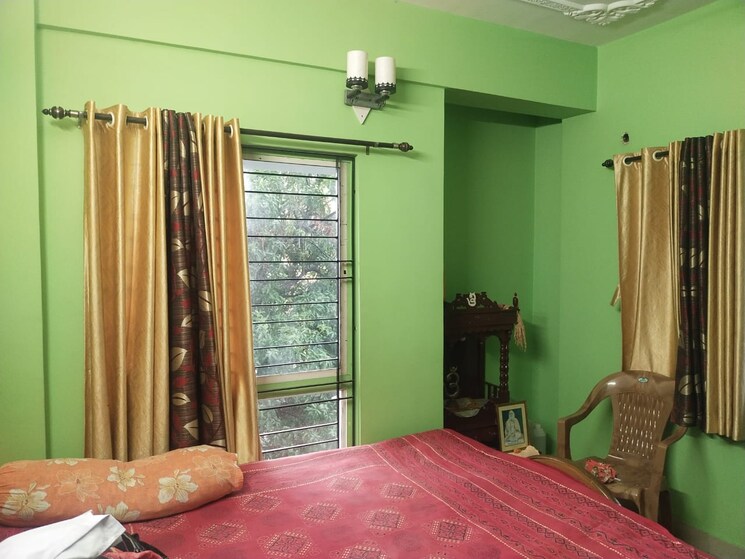 Bedroom, symphony-towers 3 Bedroom 1200 Sq.Ft. Apartment In Behala Kolkata 7890302