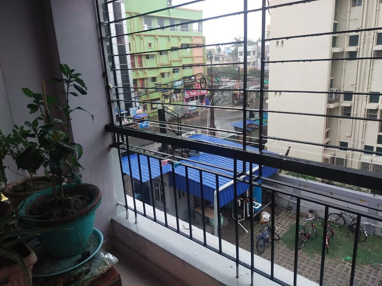 Balcony, symphony-towers 3 Bedroom 1200 Sq.Ft. Apartment In Behala Kolkata 7890302