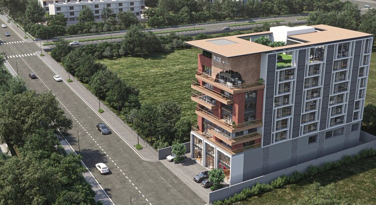 Exterior View, vip road vesu Commercial Office Space 550 Sq.Ft. In Vip Road Vesu Surat 7890413