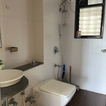 Bathroom in 3 BHK Apartment at Kanakia Space Samarpan Exotica, Magathane – for Rent